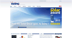 Desktop Screenshot of ezinc.com